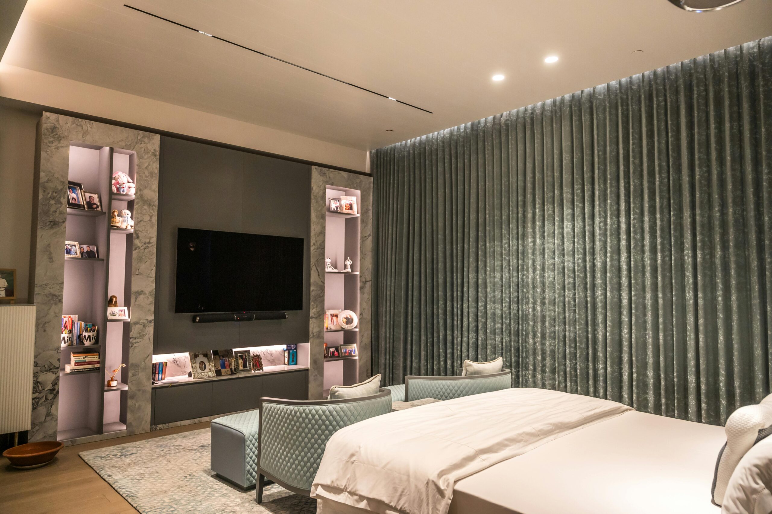 blackout curtain in premium fabric, designed to block light and enhance privacy.