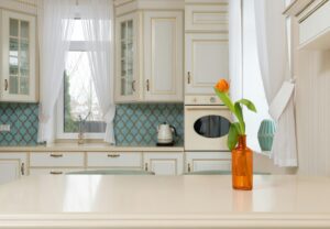 Stylish kitchen curtain designed to enhance privacy and complement your kitchen decor.