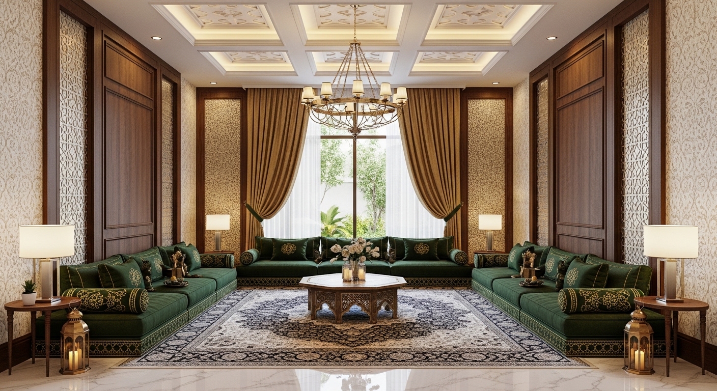 You are currently viewing Majlis Design in Riyadh: Modern & Traditional Luxury Ideas for Elegant Homes