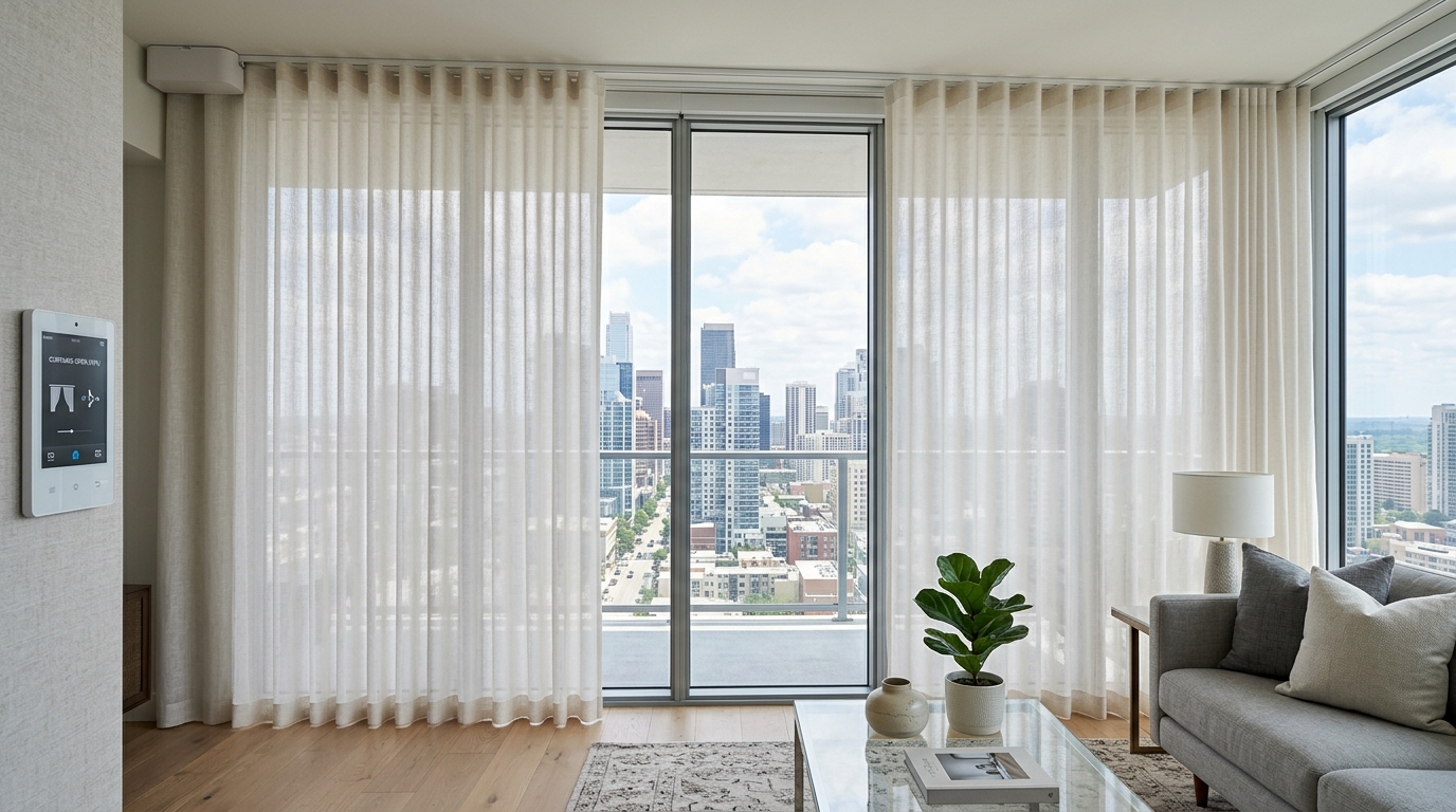 You are currently viewing Smart Motorized S Wave Curtain Track for Home Automation